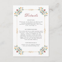 Vintage Geometry Intricate Classical Motif Wedding