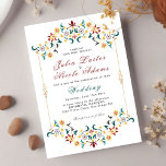 Vintage Geometry Intricate Classical Motif Wedding Invitation<br><div class="desc">Celebrate your big day with beautifully crafted wedding invitations and full stationery suites that reflect your love story. Our collection includes customisable wedding invitations & stationaries, save the dates, rsvp cards, enclosure cards, bridal shower, engagement party, rehearsal dinner, programs, menus, hand fans, bridesmaid proposal cards, thank you cards, envelopes, escort...</div>