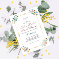 Vintage Geometry Intricate Classical Motif Wedding