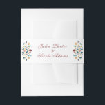 Vintage Geometry Intricate Classical Motif Wedding Invitation Belly Band<br><div class="desc">Beautiful Invitation to celebrate Special occasions and festivals comes with digital and E-invitation as per your request. We would love to replicate our designs to make multiple products like rsvp cards, labels envelopes, and more. Customisation is available for ready to print on request at info@shamaurcreatif@gmail.com. Look Forward to hearing from...</div>