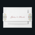 Vintage Geometry Intricate Classical Motif Wedding Invitation Belly Band<br><div class="desc">Beautiful Invitation to celebrate Special occasions and festivals comes with digital and E-invitation as per your request. We would love to replicate our designs to make multiple products like rsvp cards, labels envelopes, and more. Customisation is available for ready to print on request at info@shamaurcreatif@gmail.com. Look Forward to hearing from...</div>