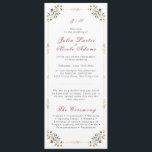 Vintage Geometry Intricate Classical Motif Wedding Program<br><div class="desc">Beautiful Invitation to celebrate Special occasions and festivals comes with digital and E-invitation as per your request. We would love to replicate our designs to make multiple products like rsvp cards, labels envelopes, and more. Customisation is available for ready to print on request at info@shamaurcreatif@gmail.com. Look Forward to hearing from...</div>