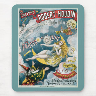 Vintage George Melies Illusion Fantastique Mouse Pad