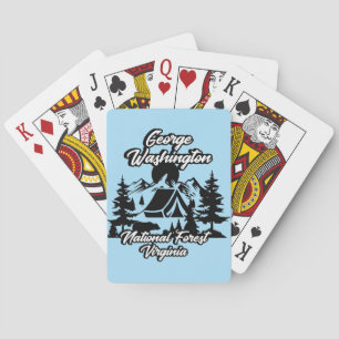 Vintage George Washington National Forest Virginia Playing Cards