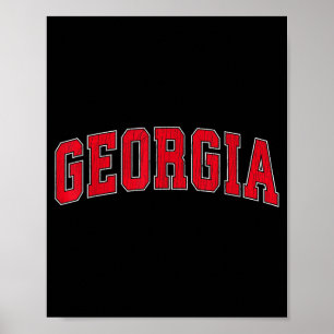 Vintage Georgia Ga Men Georgia Ga Women Clic Retro Poster