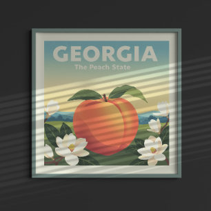 Vintage Georgia Poster