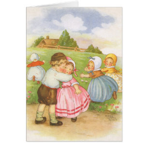Vintage Georgie Porgie Mother Goose Nursery Rhyme