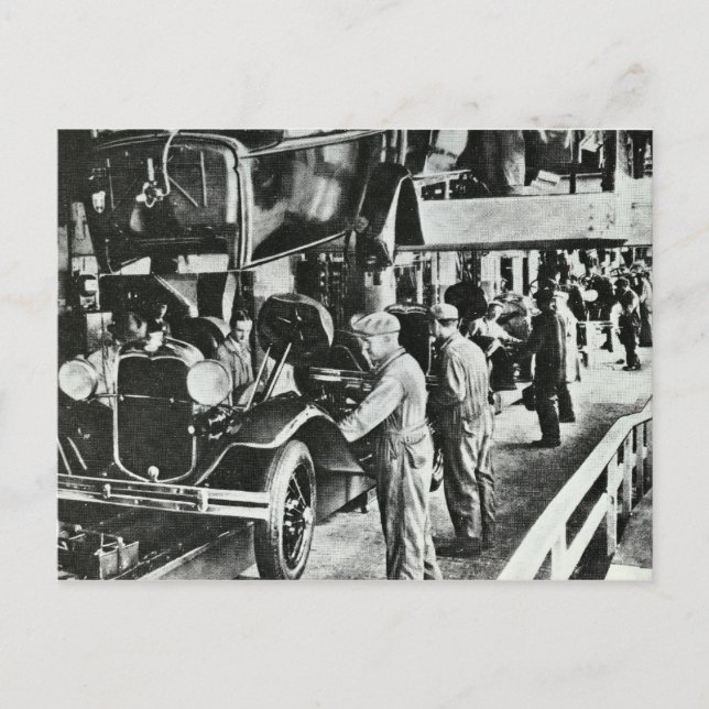 Vintage German Automotive Postcard (Front)