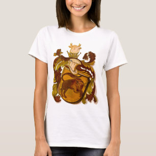 Vintage German Brown and Gold Taurus Coat of Arms T-Shirt