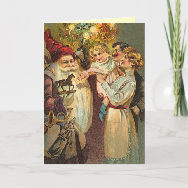 Vintage German Christmas Card (Front)