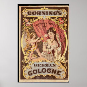 Vintage German Cologne Poster