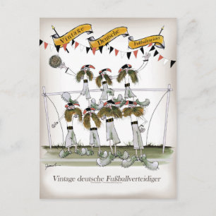 vintage german defenders postcard