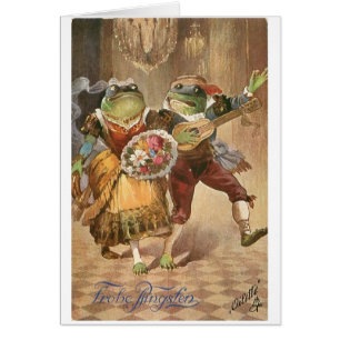 Vintage - German Froggy Goes Courting,