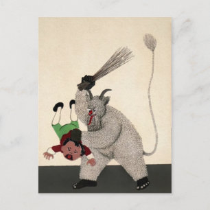 Vintage German Krampus Postcard