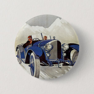 Vintage German Road Race Ad 6 Cm Round Badge