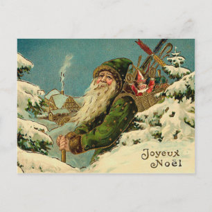 Vintage German Santa Postcard