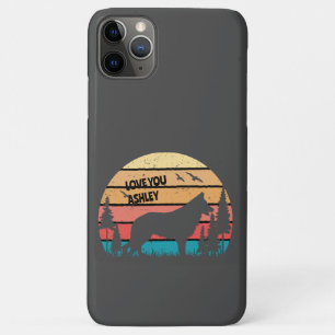 Vintage German Shepherd Retro Sun Cool Dog Lover iPhone 11 Pro Max Case