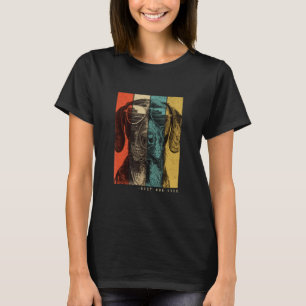 Vintage German Shorthaired Pointer Dog Mum Dad Kid T-Shirt