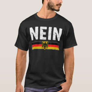 Vintage Germany Beer Festival Nein German No Sayi T-Shirt