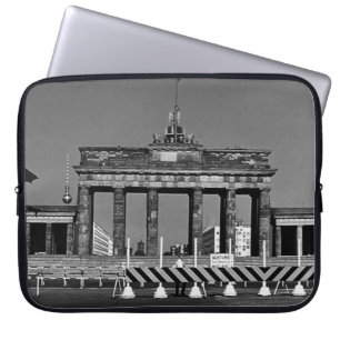 Vintage Germany Berlin Brandenburg Gate Laptop Sleeve