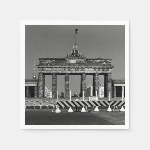 Vintage Germany Berlin Brandenburg Gate Napkin
