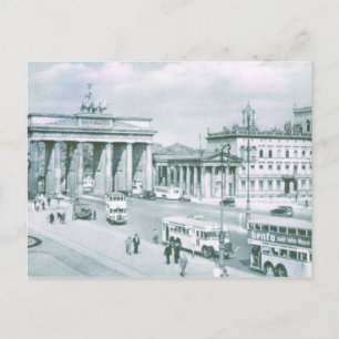 Vintage Germany, Berlin Brandenburg Gate Postcard