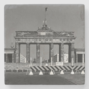 Vintage Germany Berlin Brandenburg Gate Stone Coaster