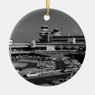 Vintage Germany Berlin The Tegel Airport Ceramic Ornament
