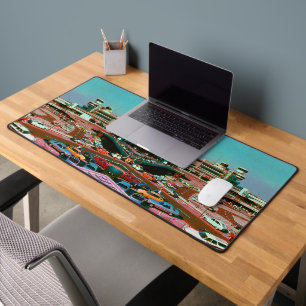 Vintage Germany Berlin The Tegel Airport Desk Mat