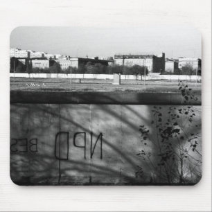 Vintage Germany Berlin wall 1970 Mouse Pad