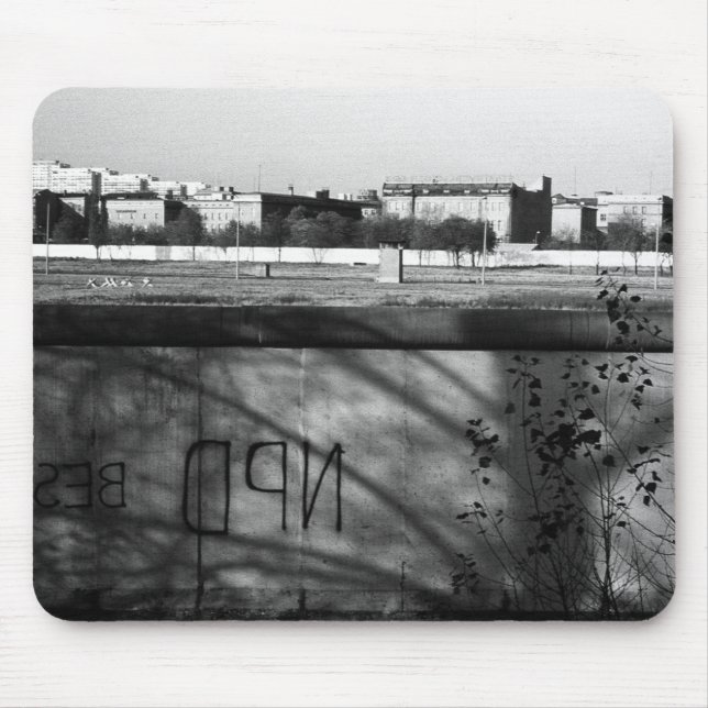 Vintage Germany Berlin wall 1970 Mouse Pad (Front)