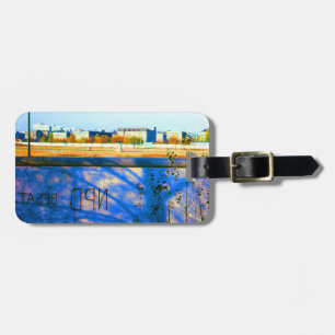 Vintage Germany Berlin wall Luggage Tag