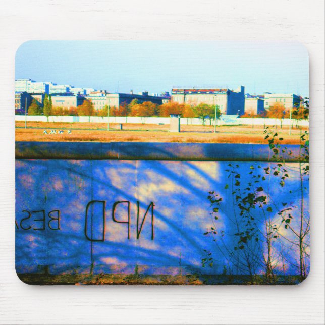 Vintage Germany Berlin wall Mouse Pad (Front)