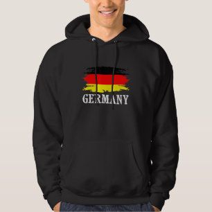 Vintage Germany Flag I Love Germany Hoodie