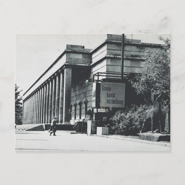 Vintage Germany, Munich, Art Gallery Postcard (Front)