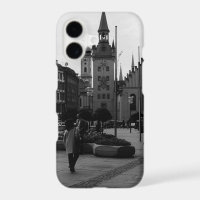 Vintage Germany Munich Church Marienplatz