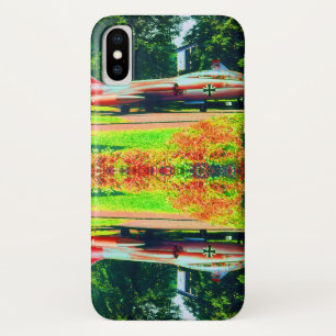 Vintage Germany Munich Deutsch Museum starfighter iPhone X Case