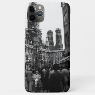 Vintage Germany Munich Frauenkirche Frauenplatz iPhone 11 Pro Max Case