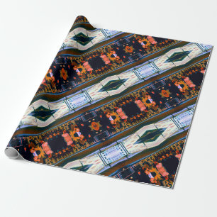 Vintage Germany Munich Station Marienplatz Wrapping Paper