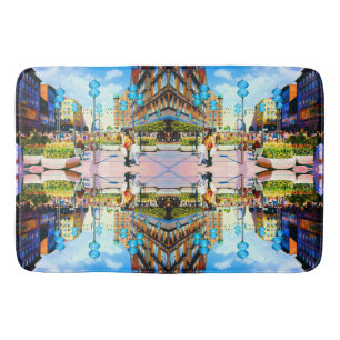 Vintage Germany Munich Towngate Karistor Bath Mat