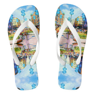 Vintage Germany Munich Towngate Karistor Thongs