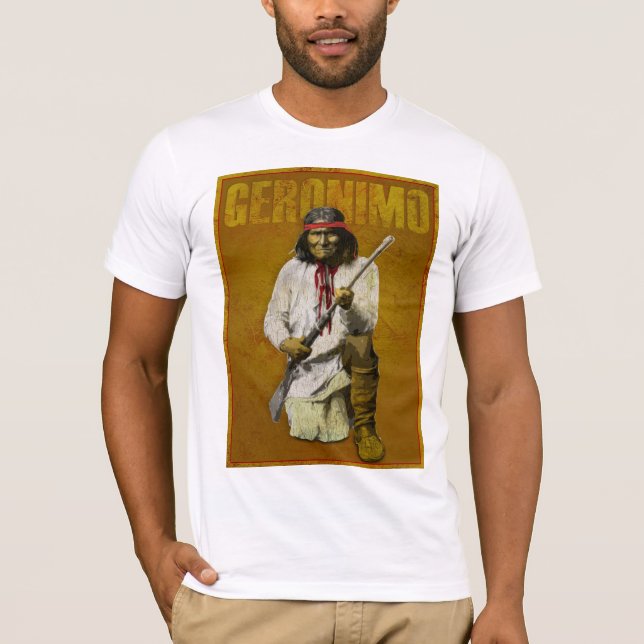 Vintage Geronimo - Apache Indian T-Shirt (Front)