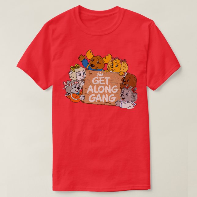 Vintage Get Along Gang T-Shirt (Design Front)