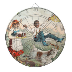 Vintage Get Out of the Way For Bock Beer Dartboard