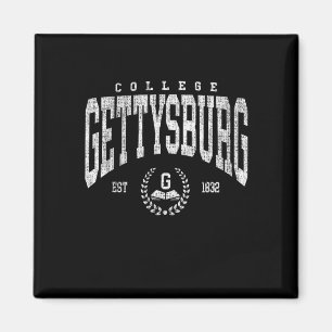 Vintage Gettysburg Athletics Arch Design Men Women Magnet