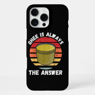 Vintage Ghee Is Always The Answer Retro Food Lover iPhone 16 Pro Max Case