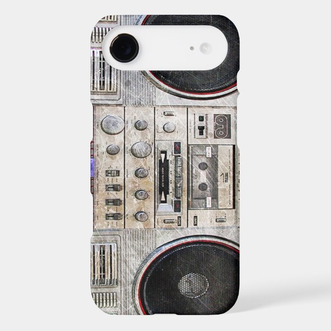 vintage ghetto blaster Case-Mate iPhone case (Back)
