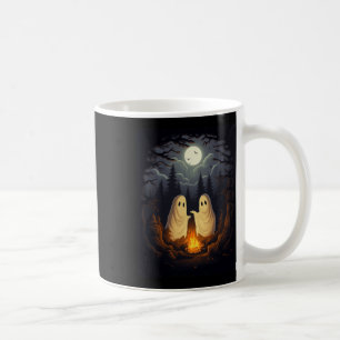 Vintage Ghost Camping Campfire Gothic Halloween Me Coffee Mug