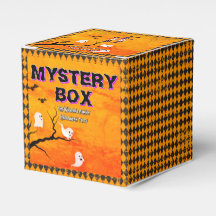 Vintage Ghost Treat Tricks Halloween Party Mystery