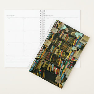 Vintage gift for book lovers planner